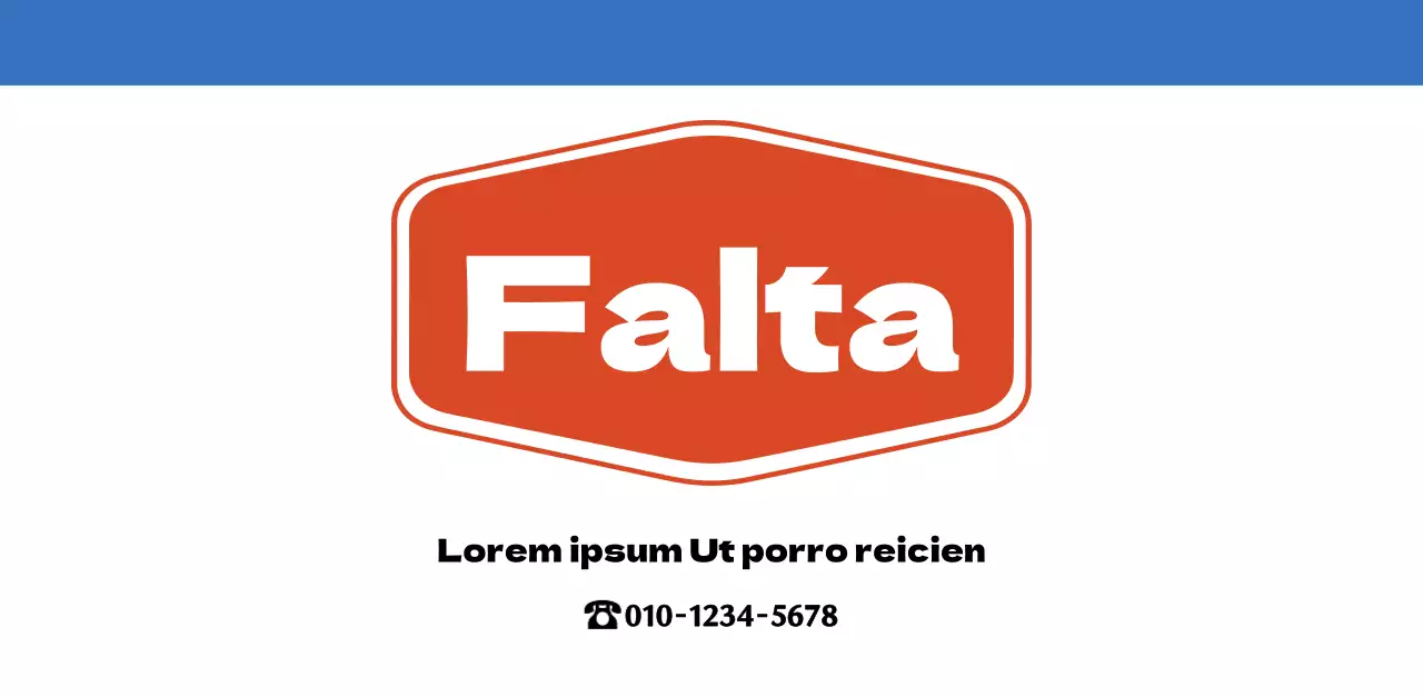 Calendario nostálgico de concepto retro en rojo y azul