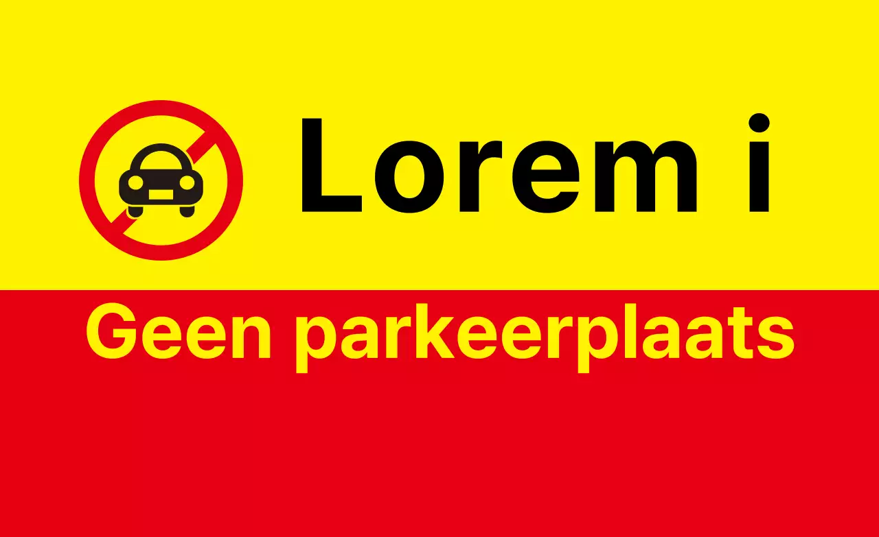 Geen parkeerplaats buiten