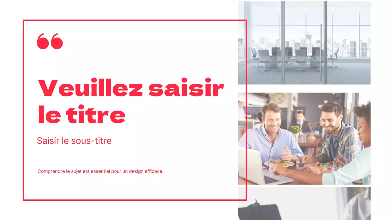 Présentation de la discussion sur le surlignage du texte et la mise en page des photos en rouge