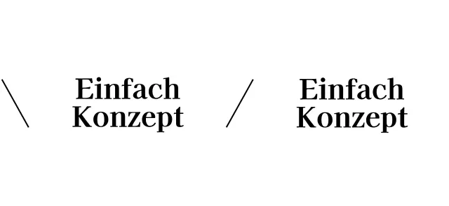 Einfaches Design mit weißen und schwarzen diagonalen Linien und englischem Text