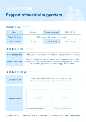 Les partisans s'affichent en bleu clair