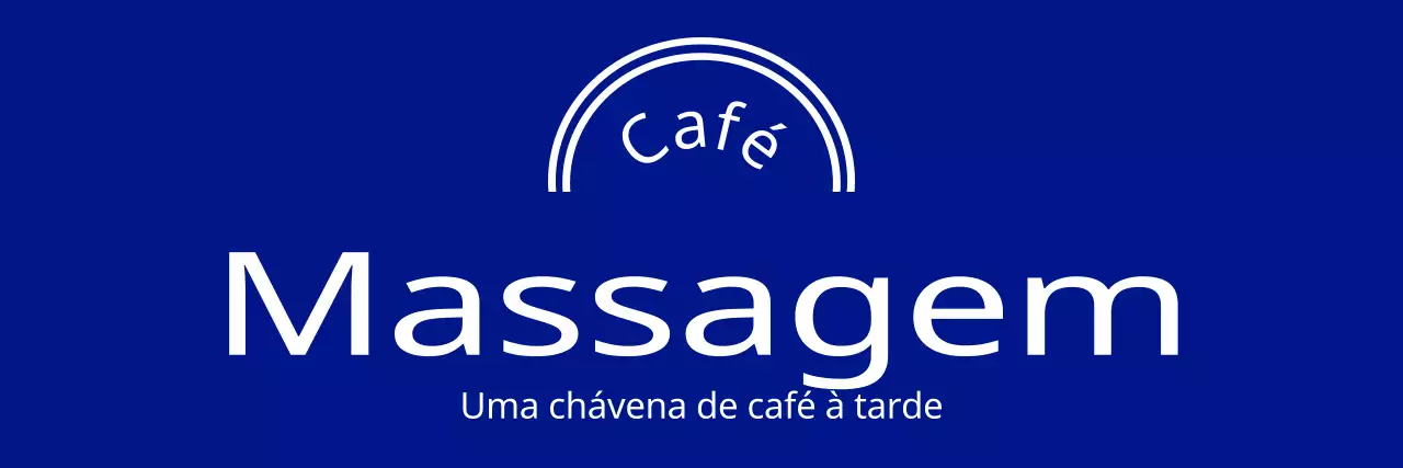 Avental de uma linha com logótipo de texto de café decorado com um arco de linha