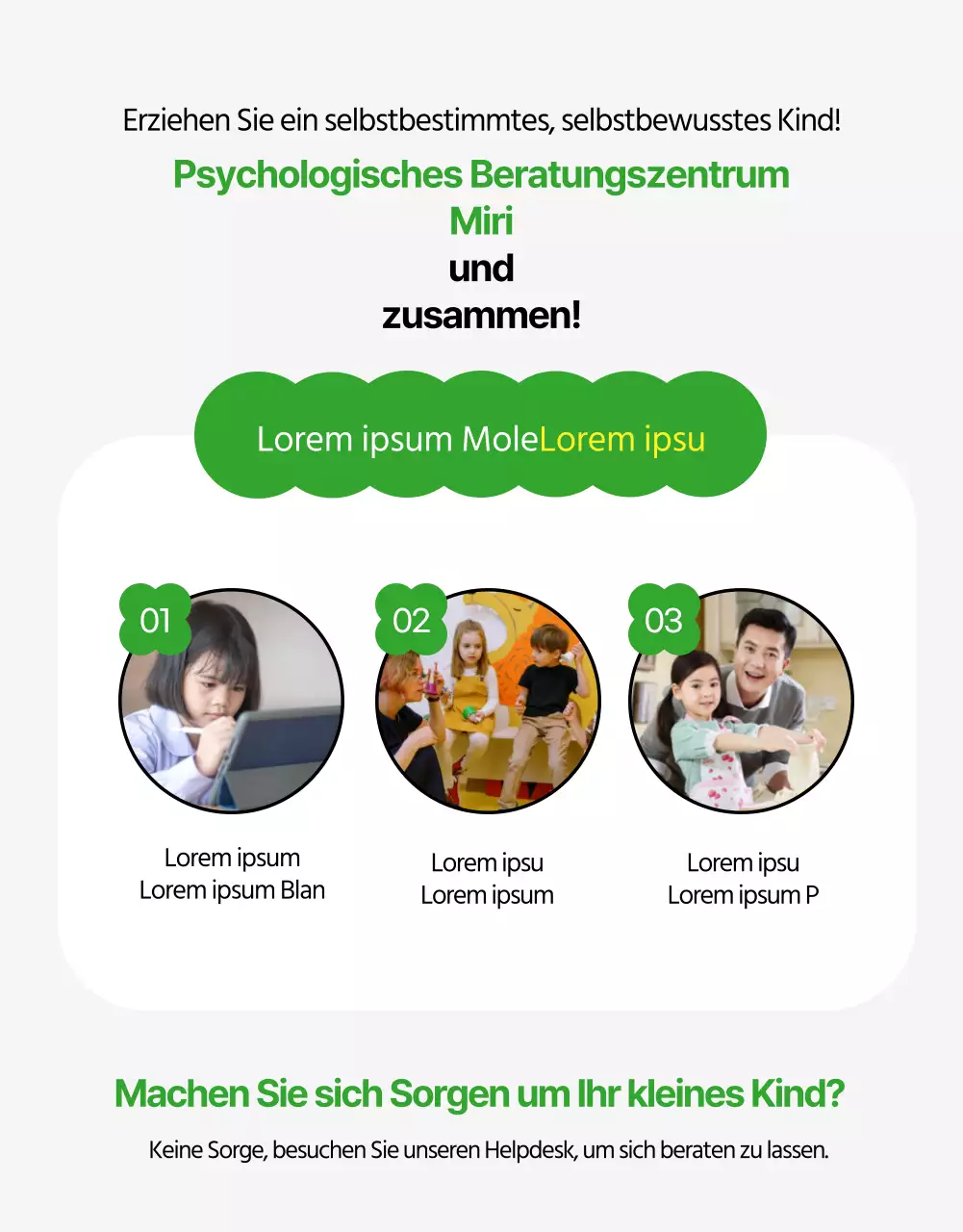 Strahlende Bilder unserer Kinder Vertrauensbildende Coaching-Klinik