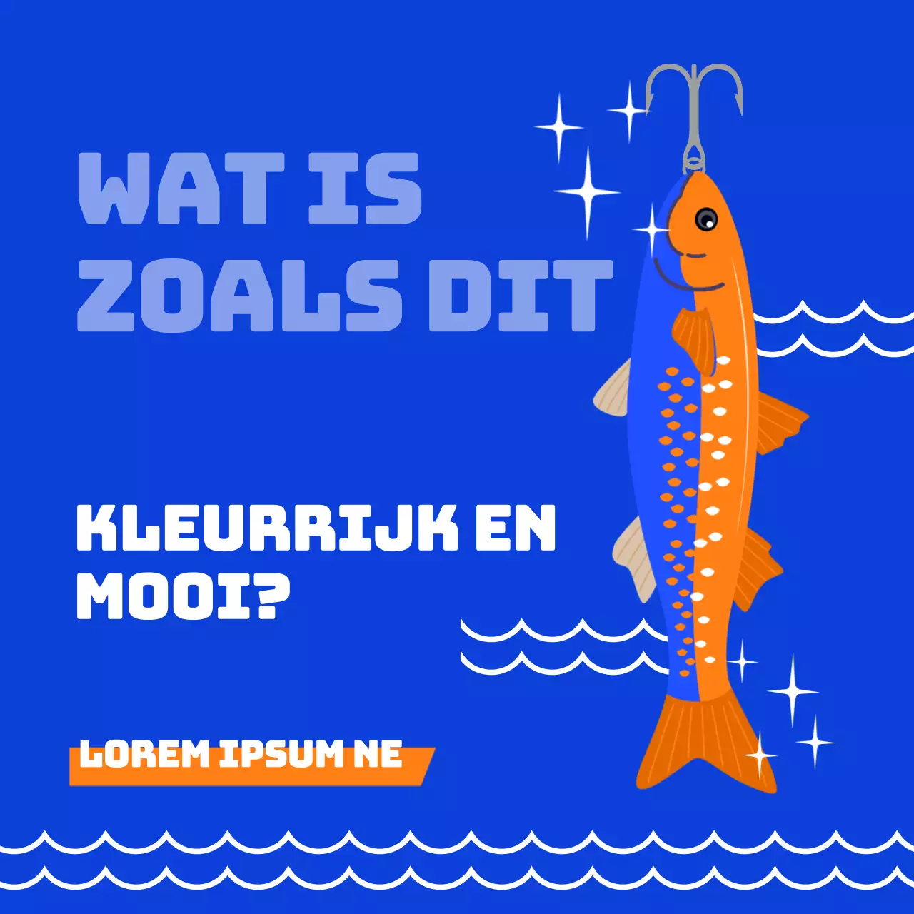 Hoe gebruik je elk type blue pop kunstaas?