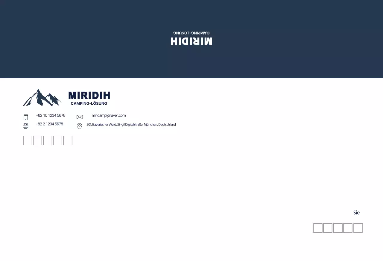 Blaues Logo sauberes Geschäft