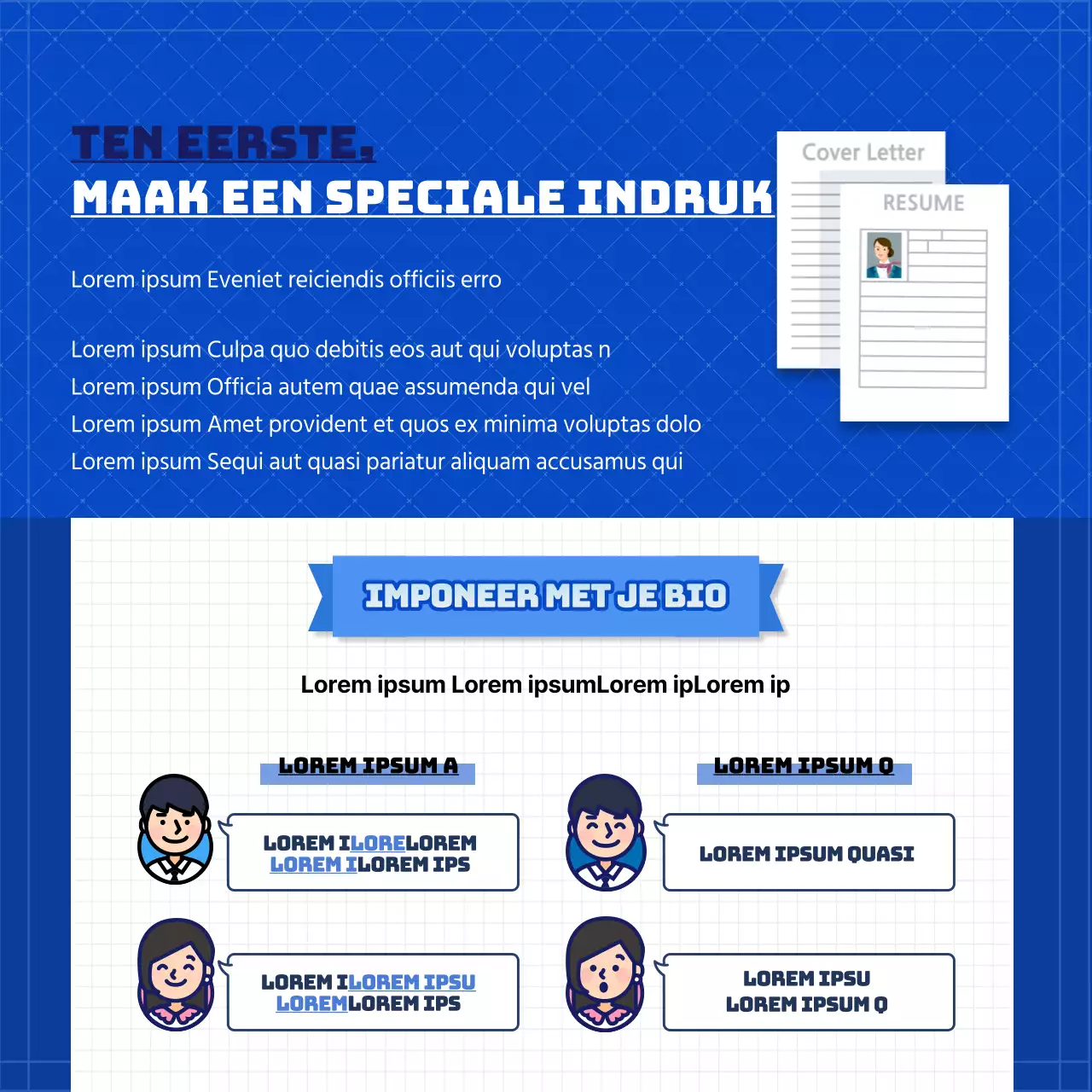 Blauw en paars biokaartnieuws