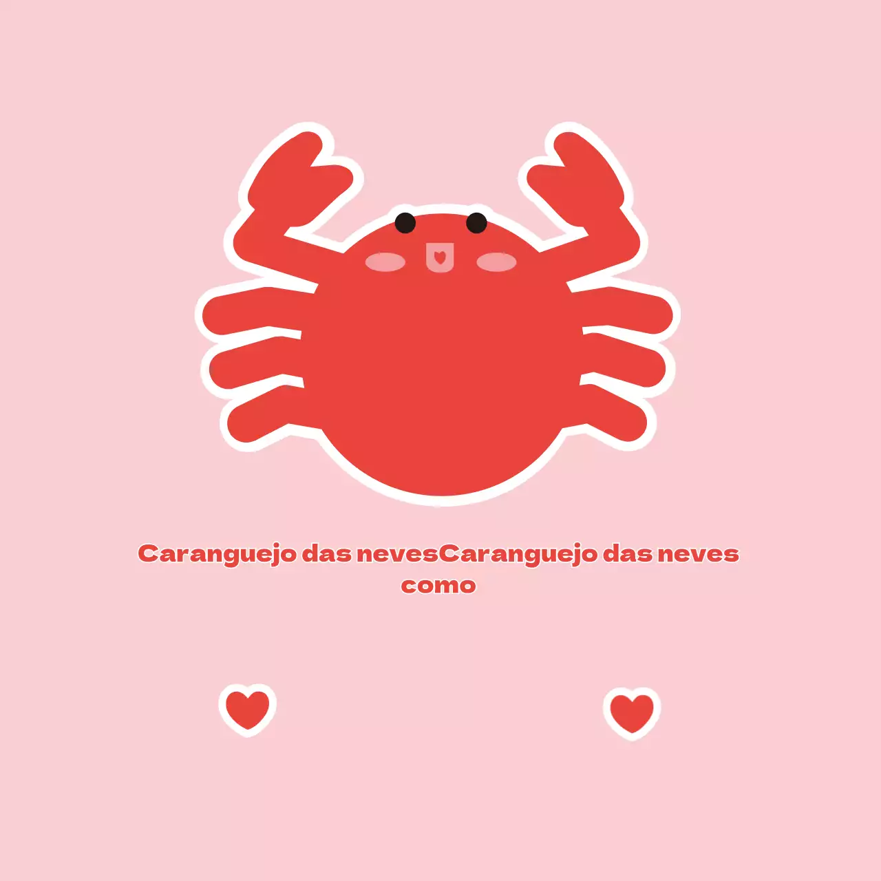 Marisco Caranguejo das neves