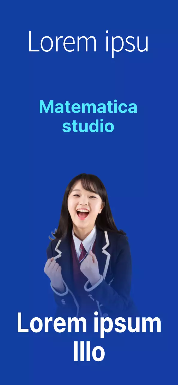Banner con l'icona dell'istruzione matematica inglese su sfondo viola
