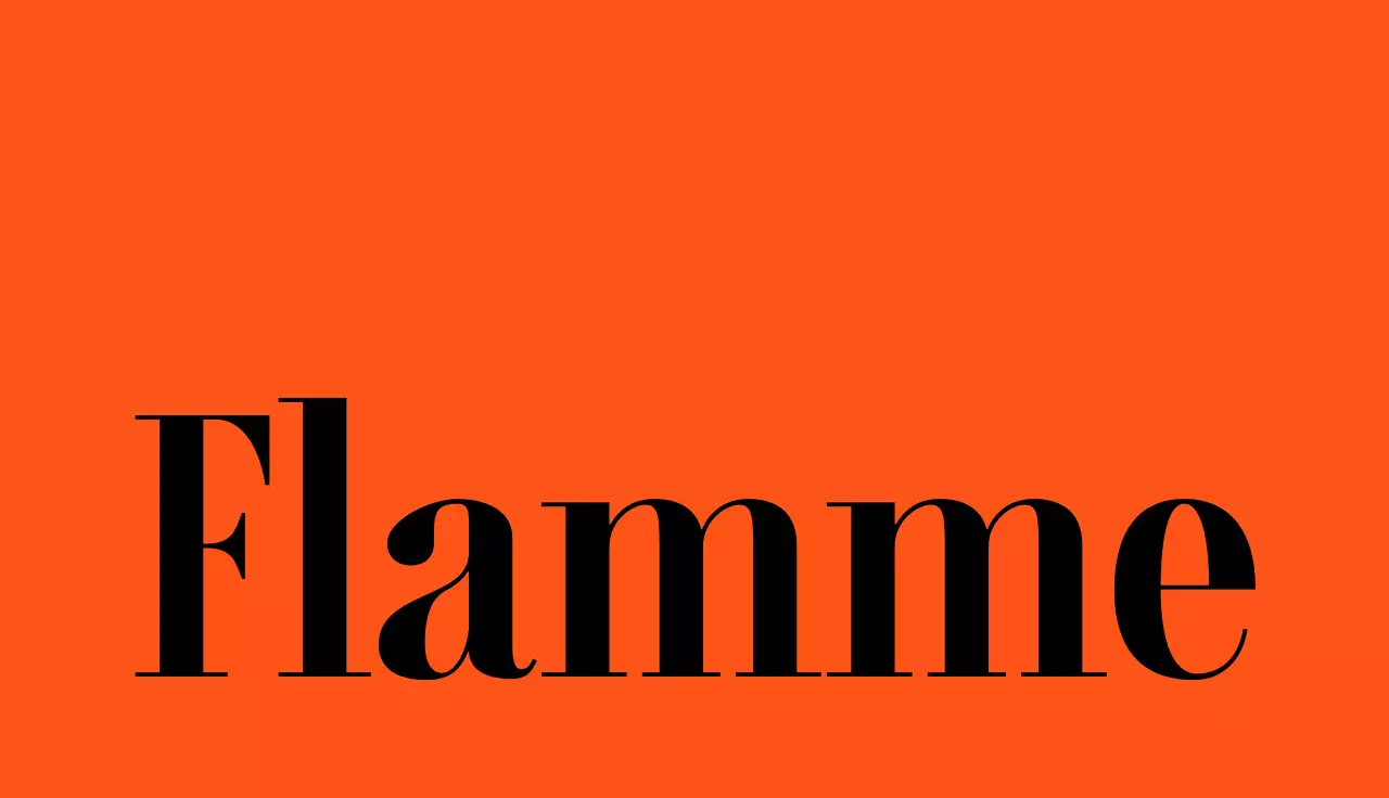 Ein auffälliges Visitenkartenmotiv mit orange-schwarzem Touch