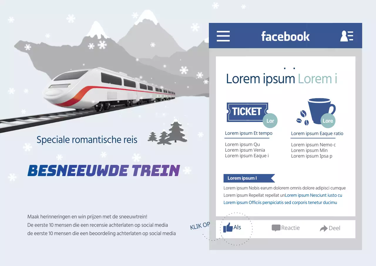 Sneeuwvlok Trein
