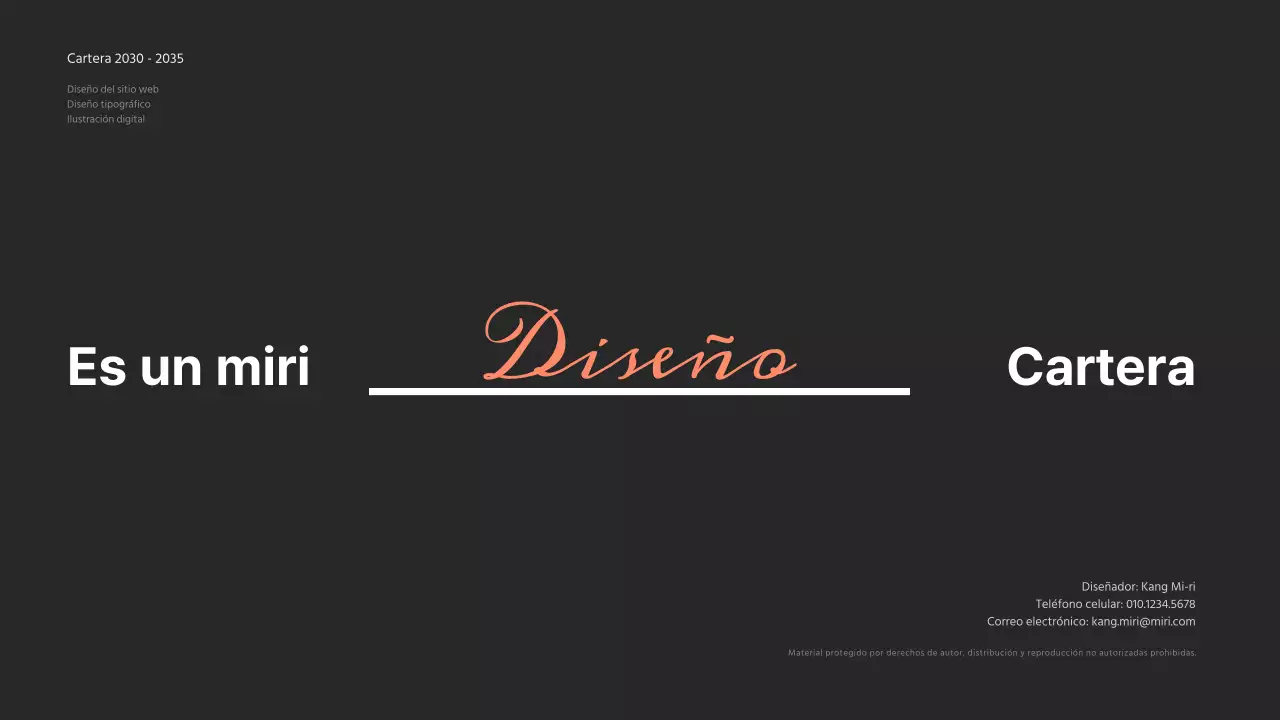 Cartera de diseño sencillo