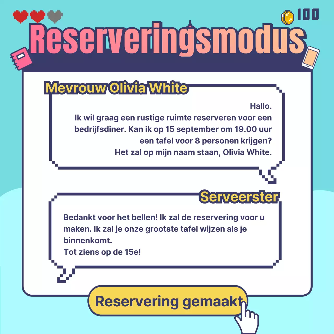 Hoe boek je een game quest diner