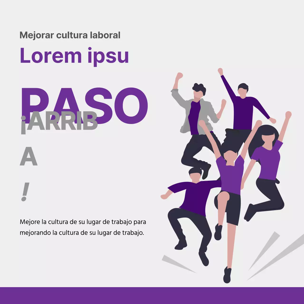 Promover la mejora de la cultura púrpura y gris