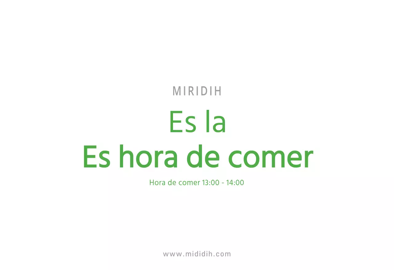 Bonito calendario de sobremesa ilustrado de temática familiar en color verde