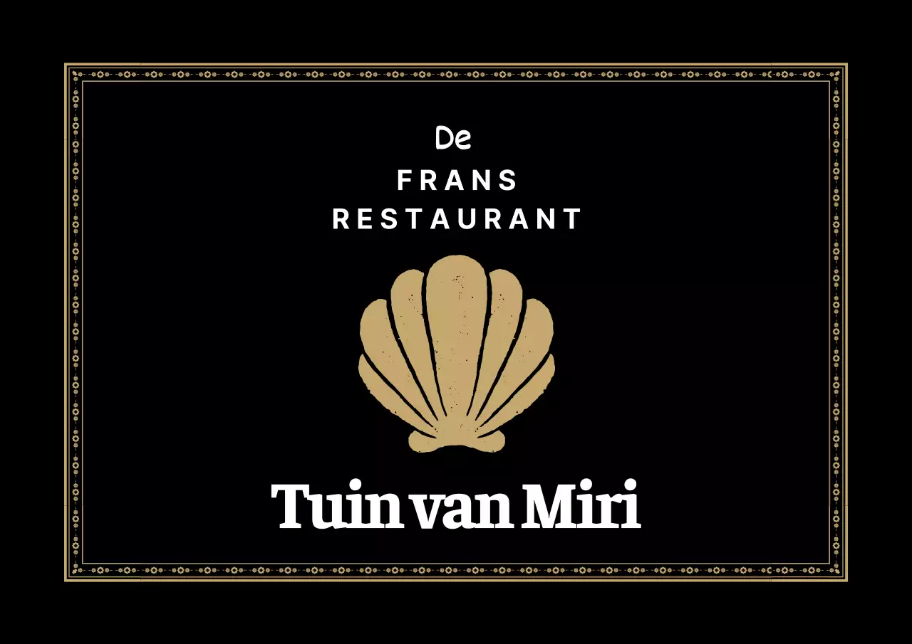 Stijlvolle, strakke stijl in zwart en wit voor logo's van restaurants
