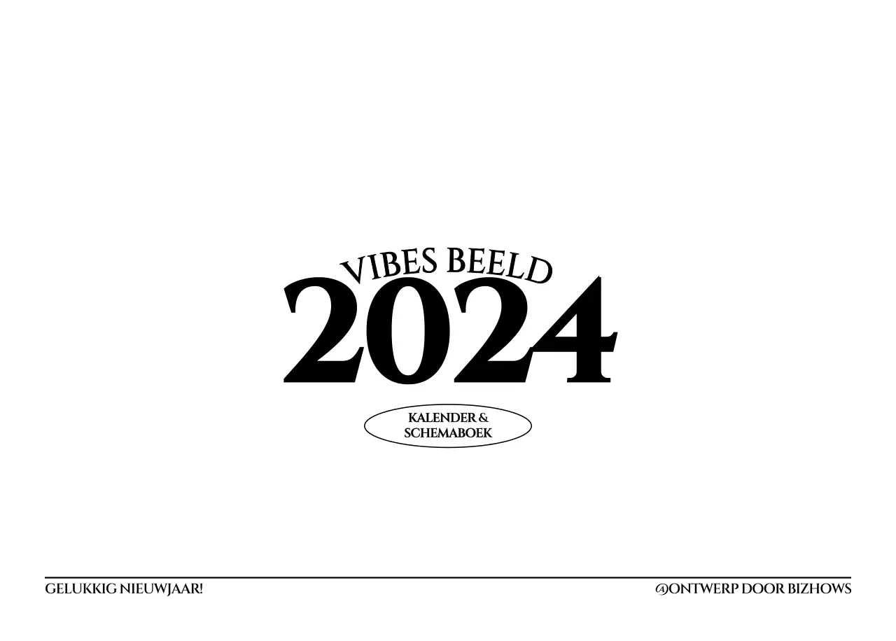 Eenvoudige stijl muurkalender met zwart-wit emotionele reisfotografie concept