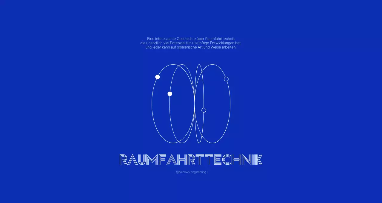 Einfaches, klares technisches Konzept in klarem Marineblau und Weiß