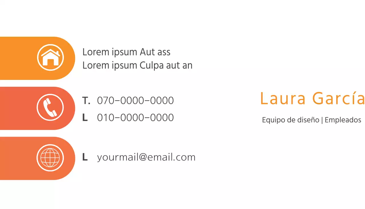 Tarjetas de visita de empresa