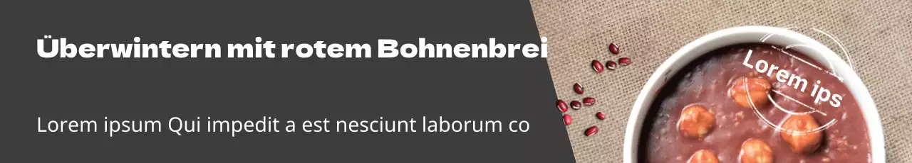 Winterlicher Rote-Bohnen-Brei Offene Veranstaltung