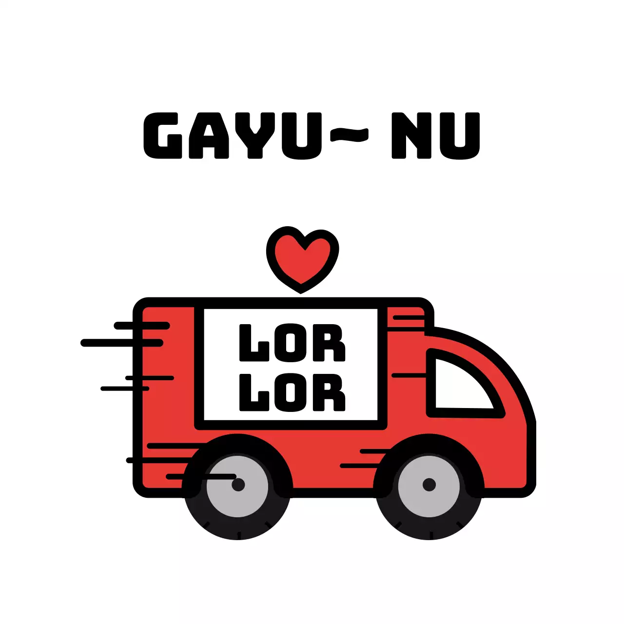 Witte illustratie grappige koeriersbezorging