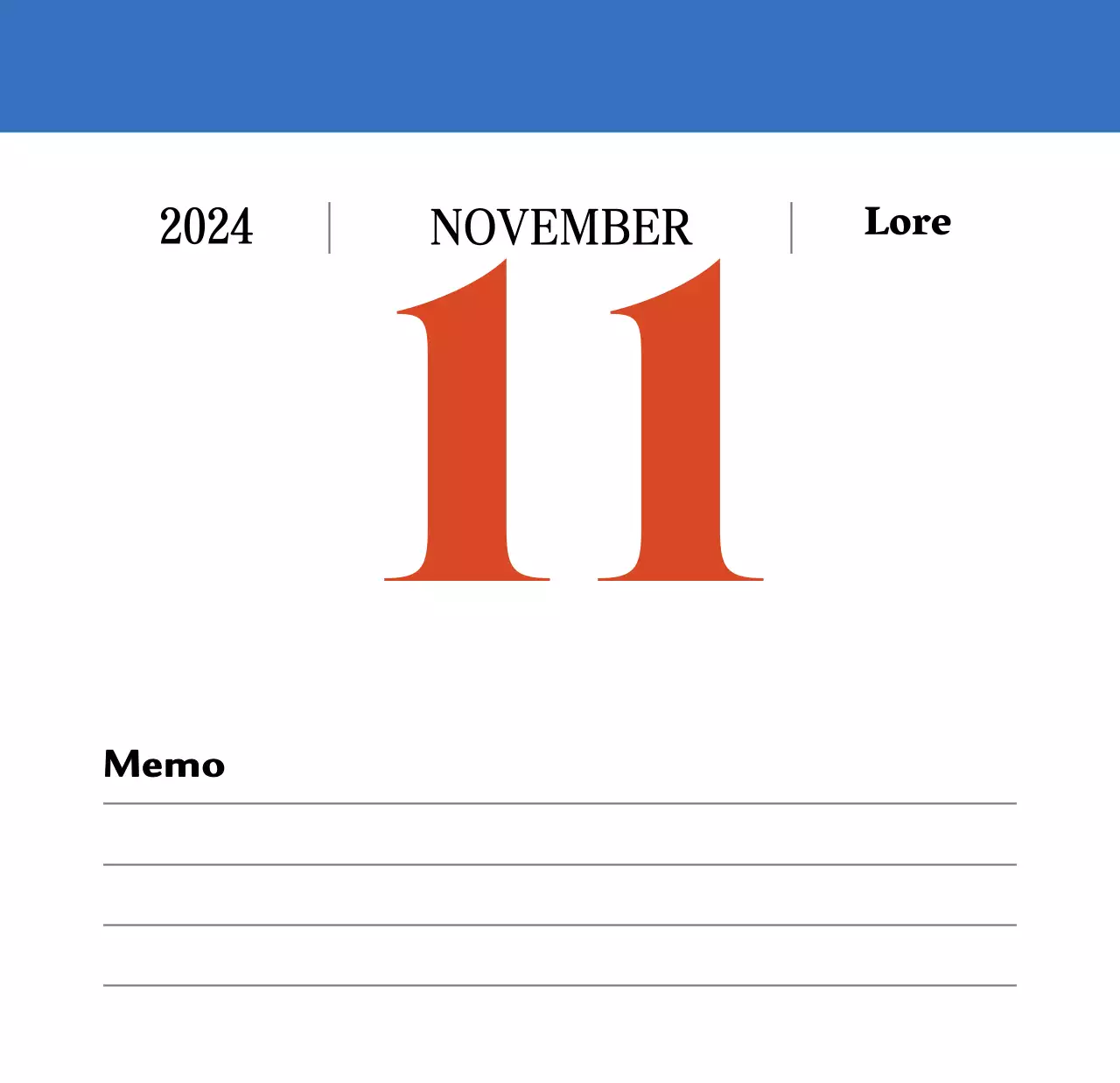 Retro-Konzept Nostalgie-Kalender in rot und blau