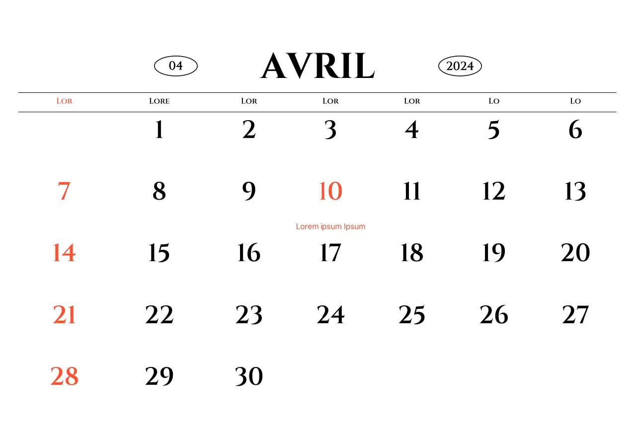 Calendrier mural de style simple avec concept de photographie de voyage émotionnelle en noir et blanc