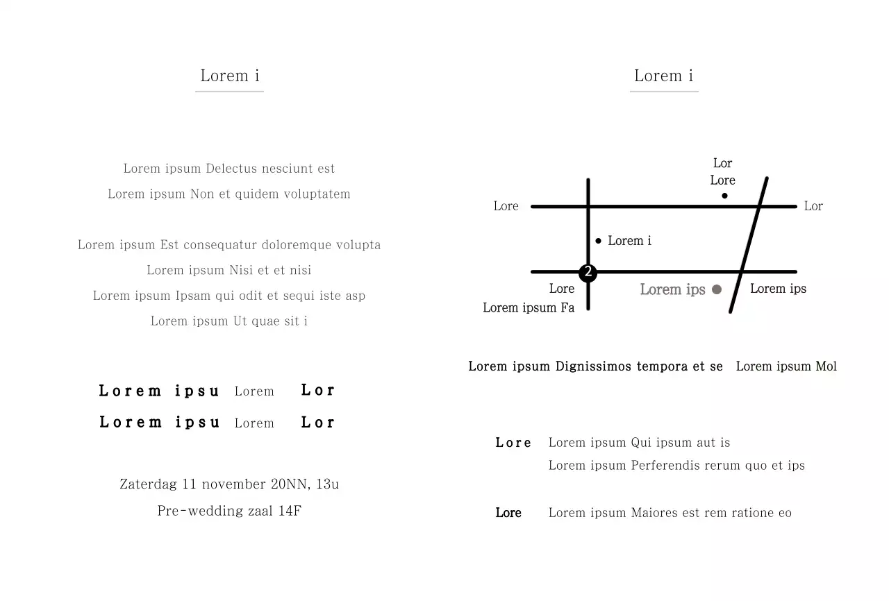 Modern concept huwelijksuitnodiging in grijs en bruin