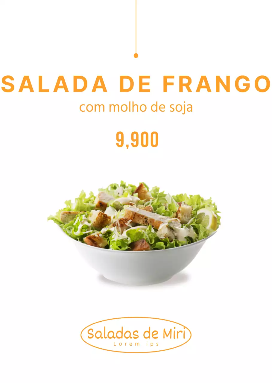 Limpar os painéis das ementas das saladas