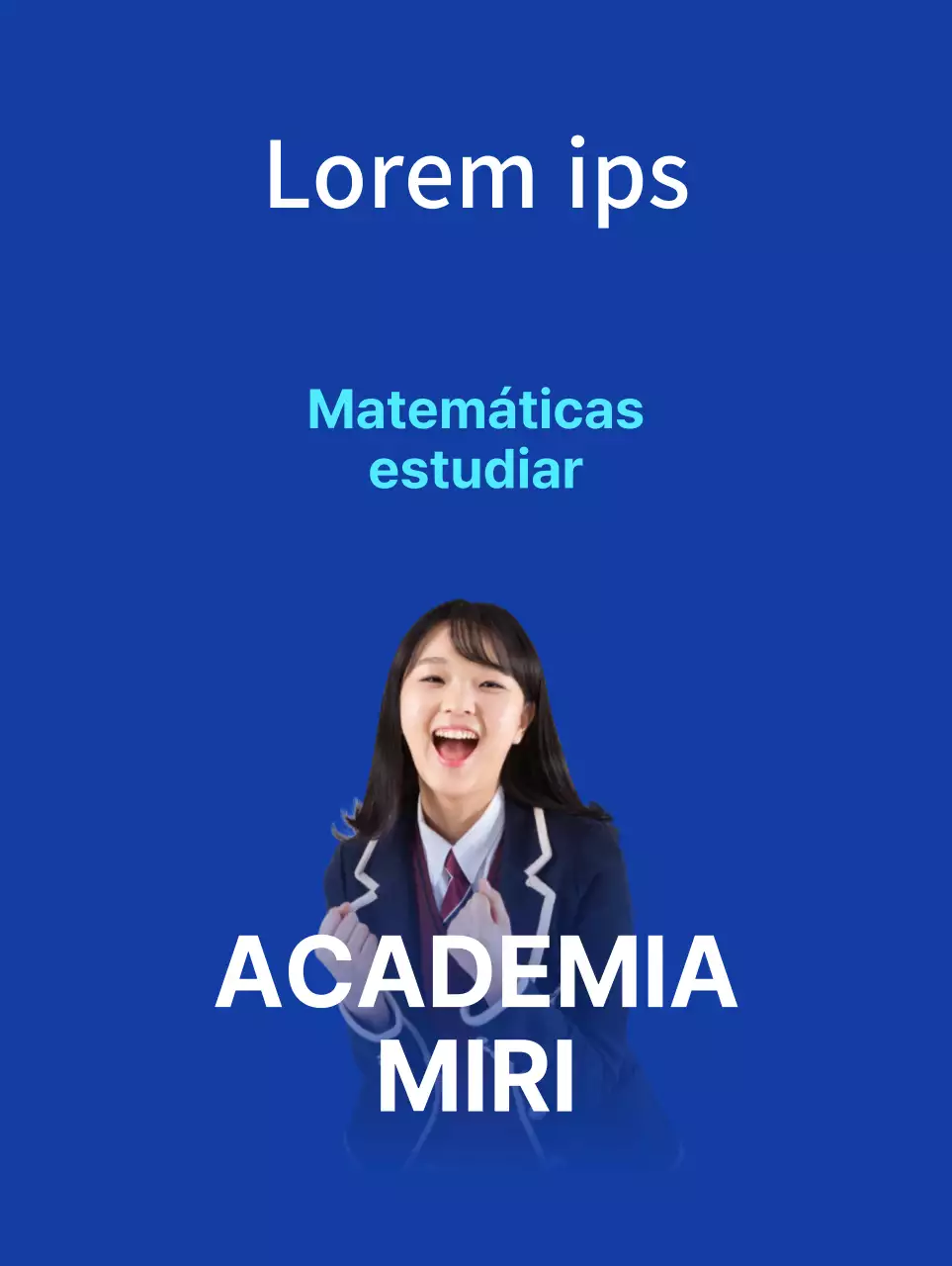 Sencilla pancarta escolar en morado y azul