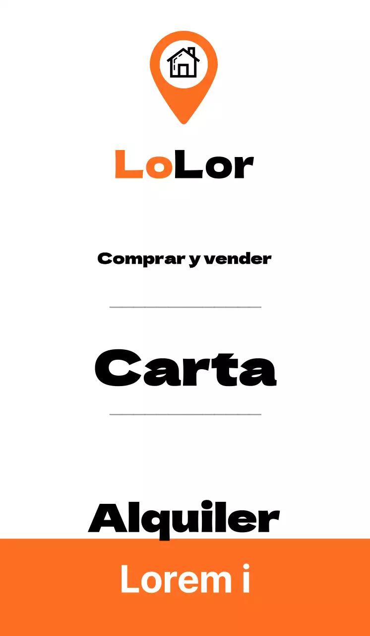Un discurso inmobiliario limpio con acento naranja