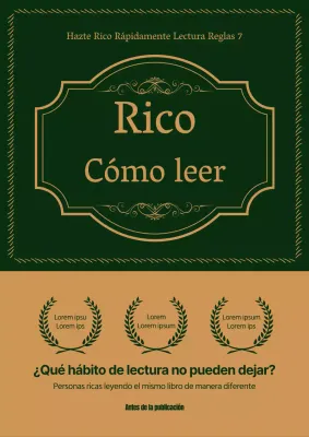 Libros en un concepto de marco de puntos de oro