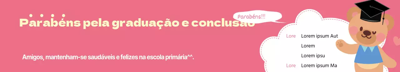 Graduação do jardim de infância