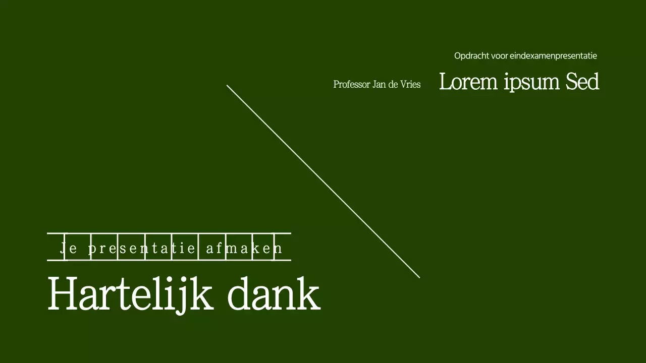 Groen handschriftpapier