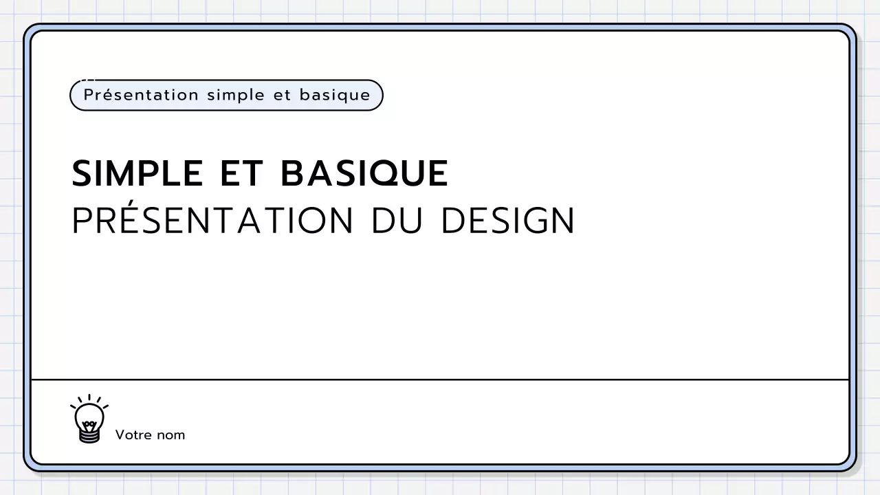 Un kit de présentation de base en jaune, vert lime et bleu