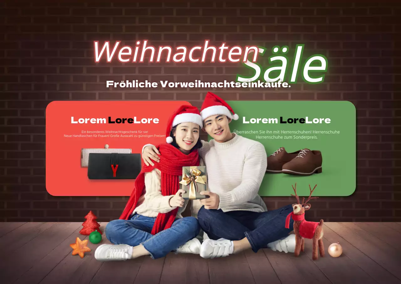 Fröhliches Pre-Shopping