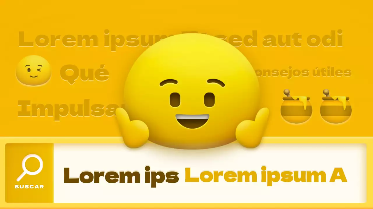 Azul Amarillo Verde Emoji Ilustración Concepto Superación Corona