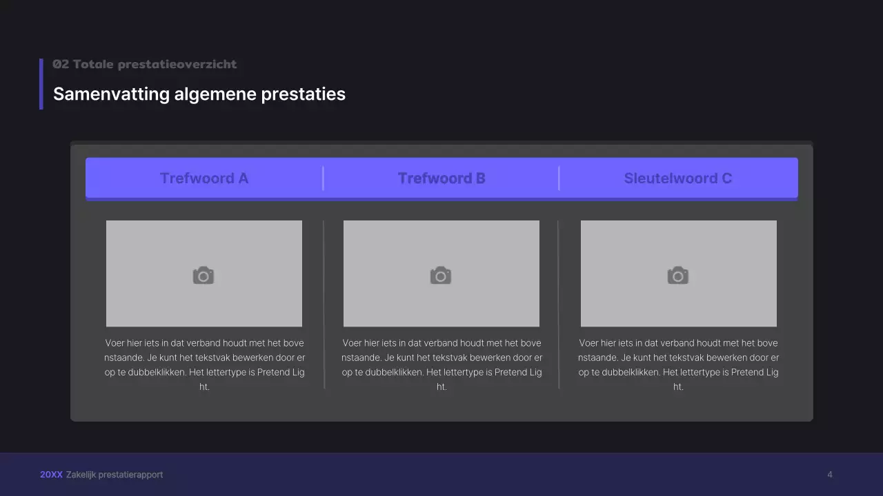 Paarse, driedimensionale UI-concept zakelijke presentatie kit
