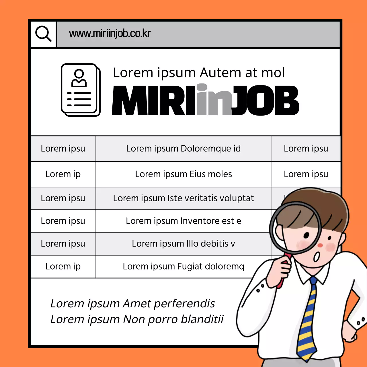 Oranje en zwarte tips voor verwachte interviewvragen en modelantwoorden