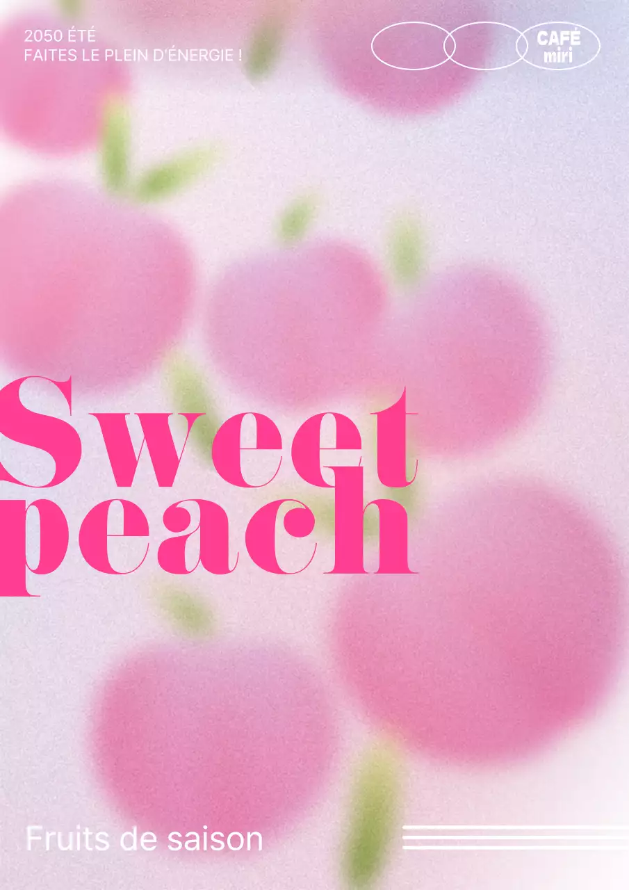 Fruit rose du glasmophyllum