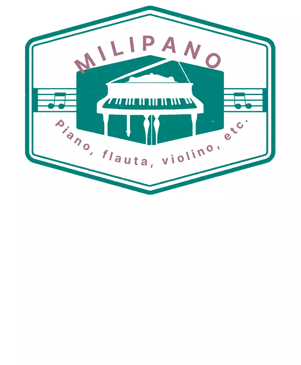 T-Shirt do grupo da escola de piano