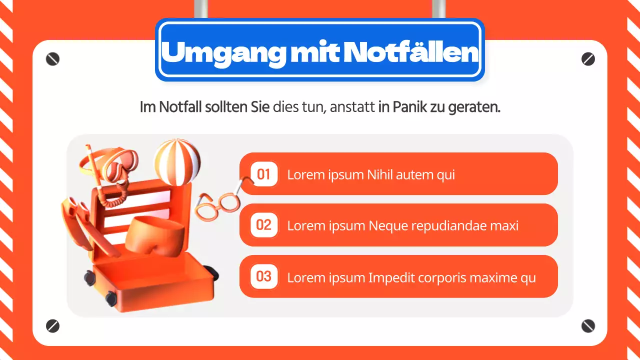 Ein orange-blauer Leitfaden zur Wassersicherheit im Sommer