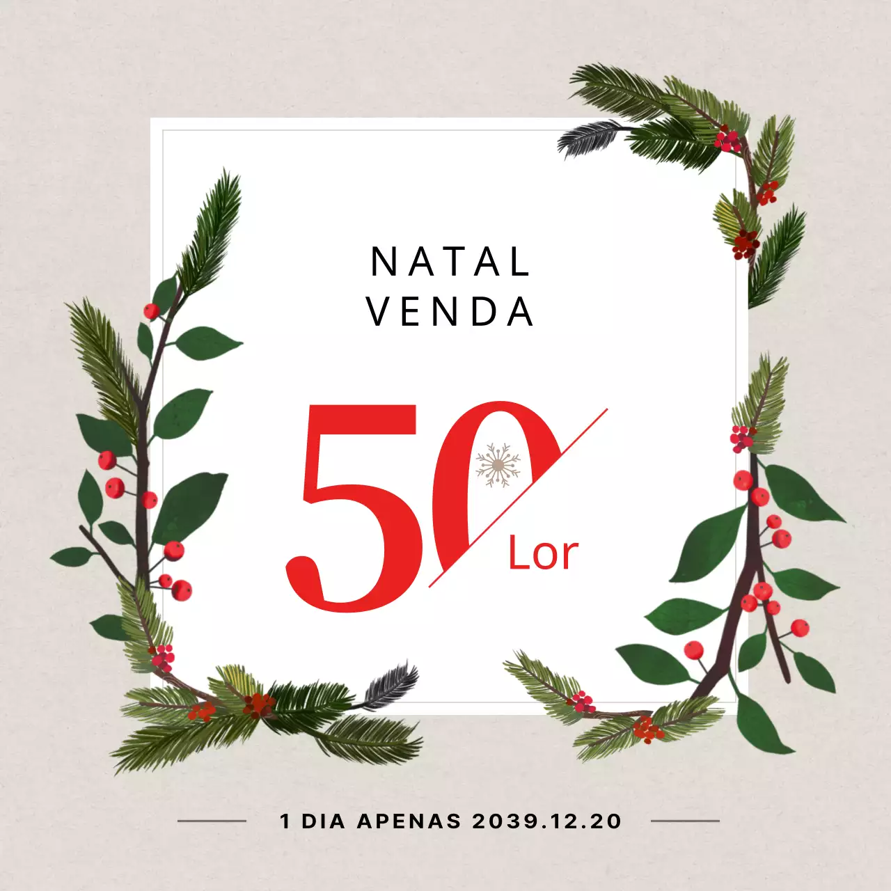 VENDA DE NATAL
