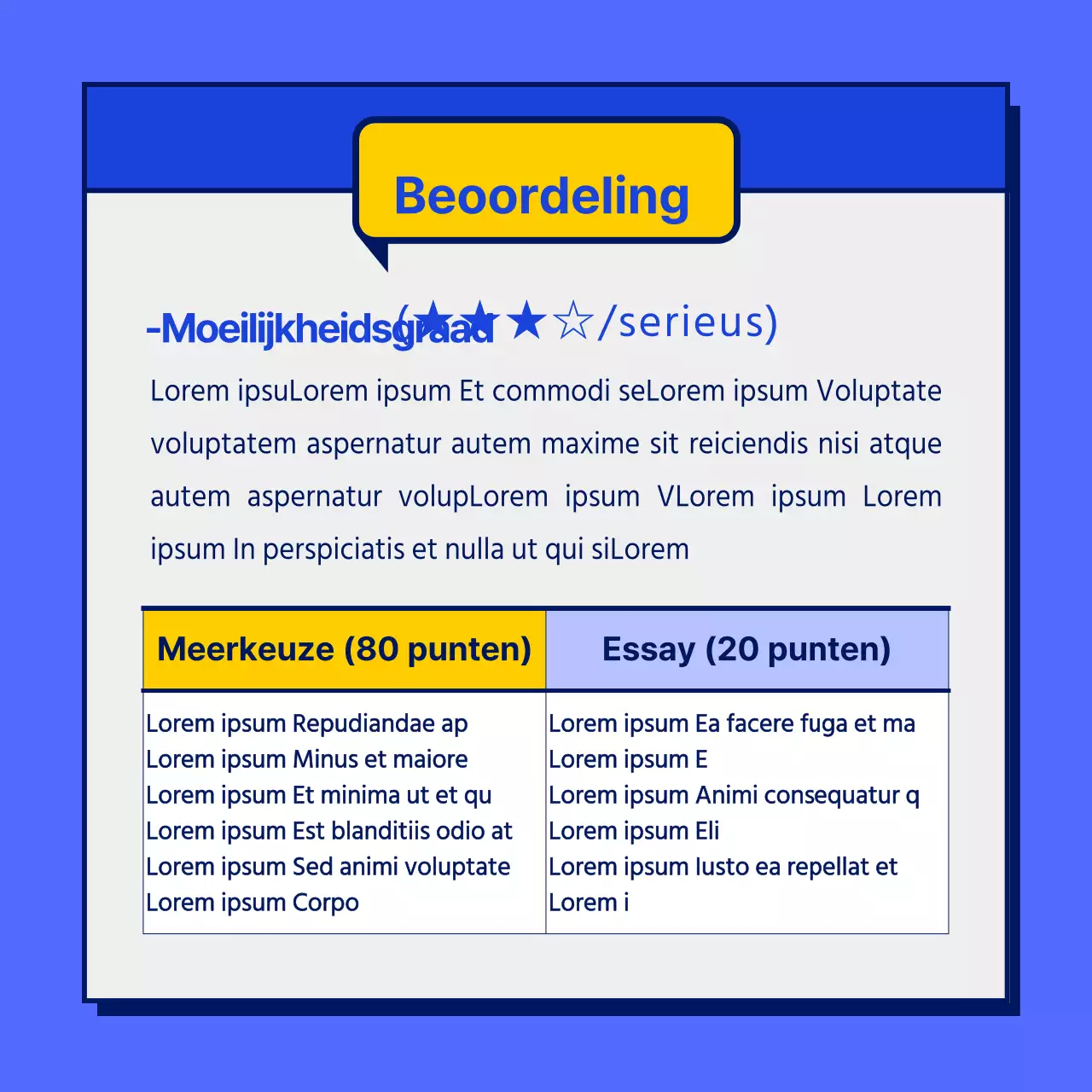 Eenvoudige boekpresentatie in paars en fluorescentie