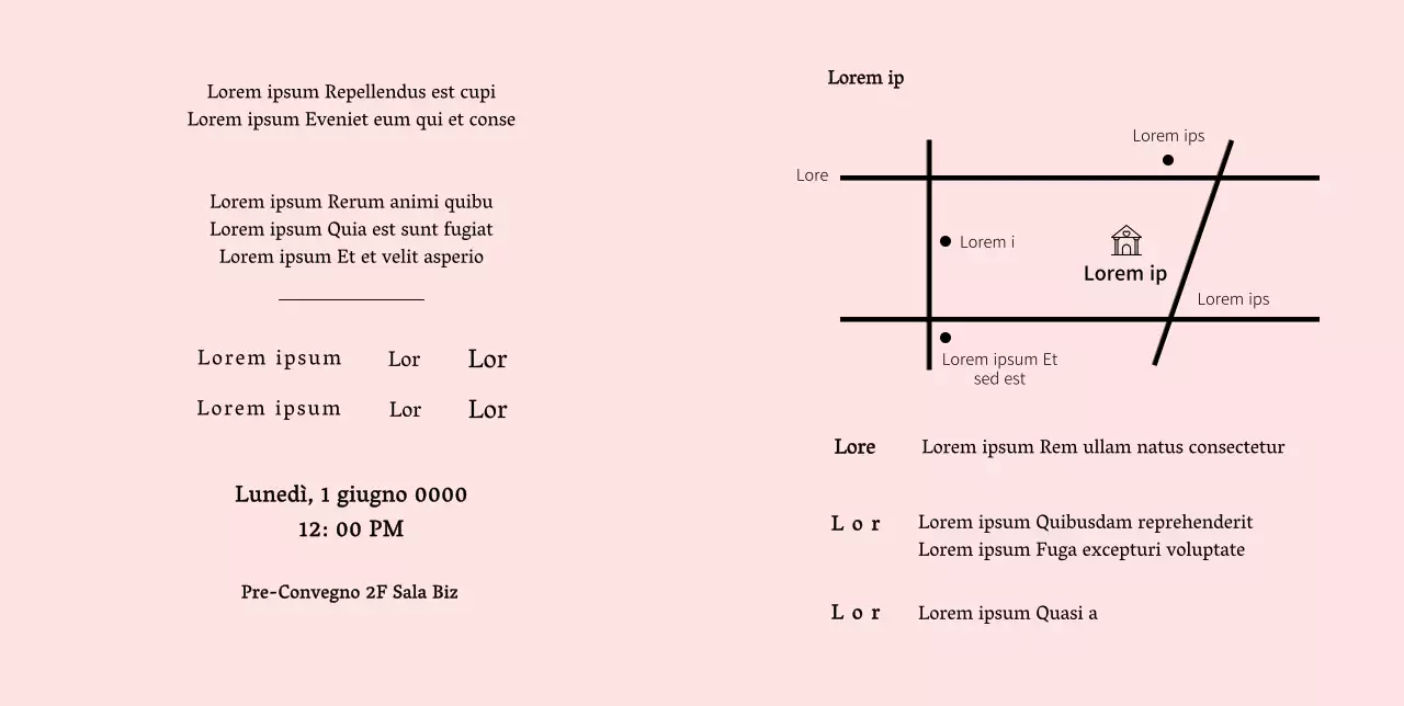 Invito per il giorno del matrimonio con accenti floreali rosa