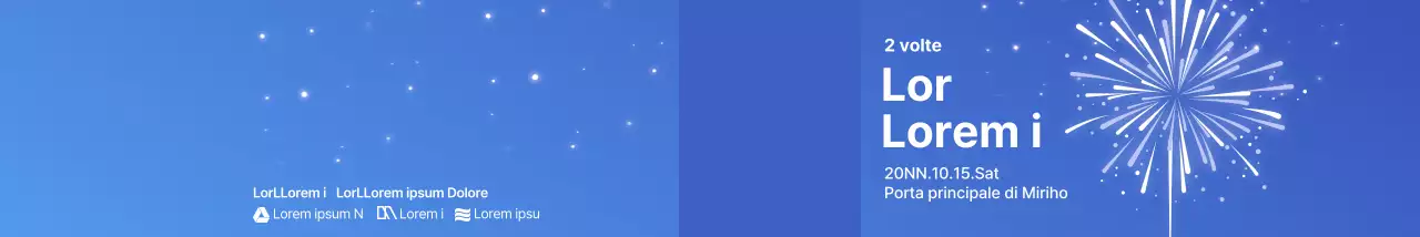 Sfondi sfumati e disegni di stelle per i fuochi d'artificio