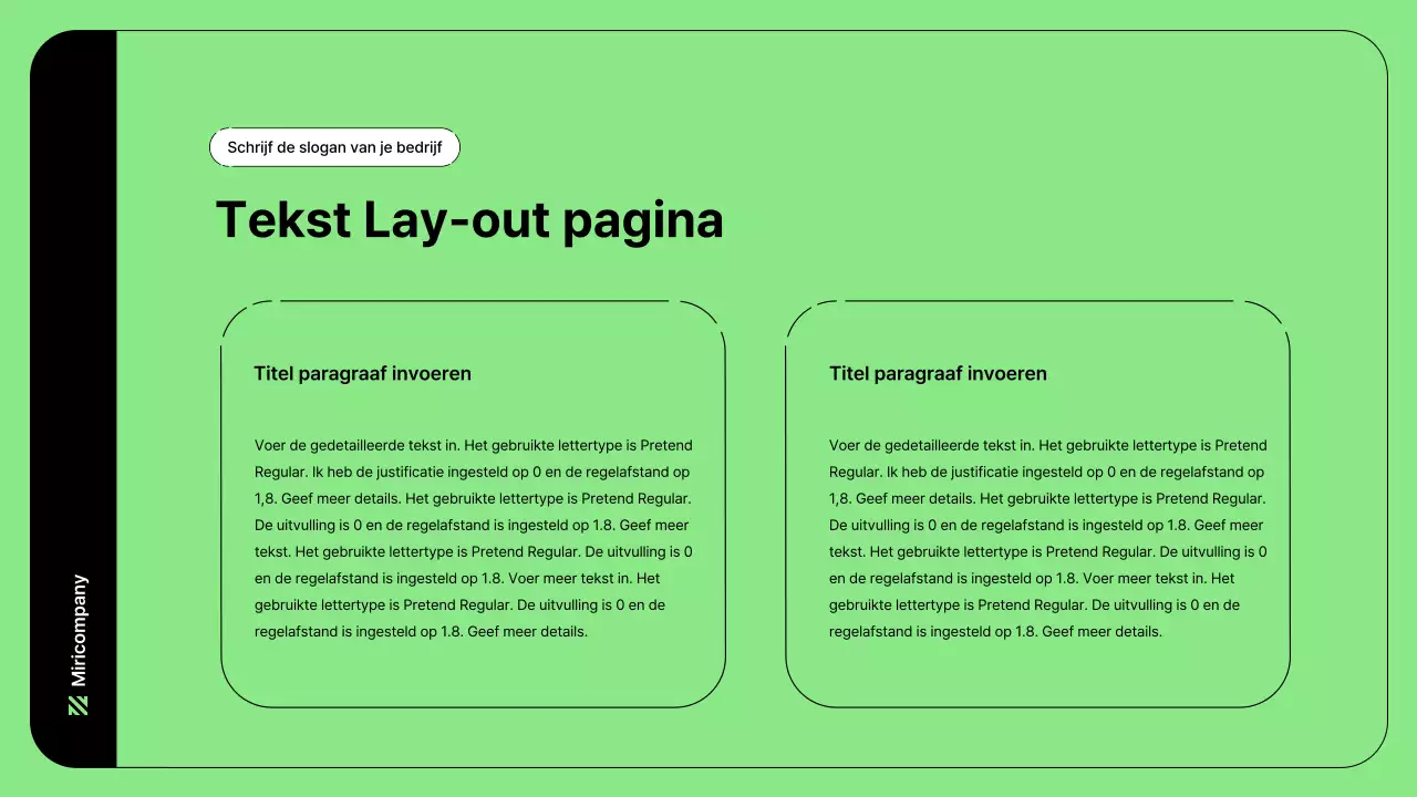 Zakelijke illustratie met eenvoudige lijnen in groen