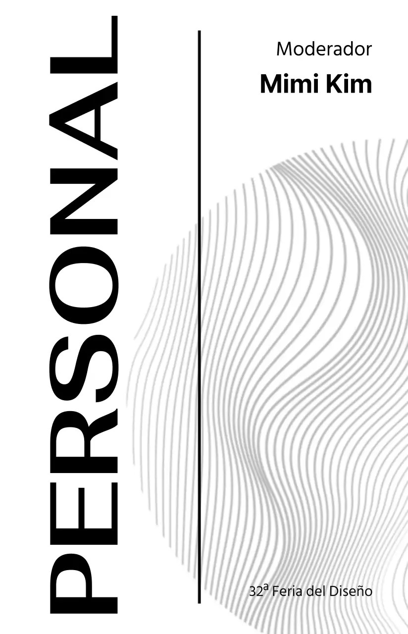 Organizadores de eventos con un diseño centrado en las líneas y las formas