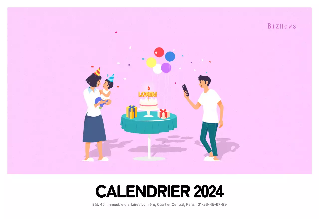 Illustration d'une famille multicolore