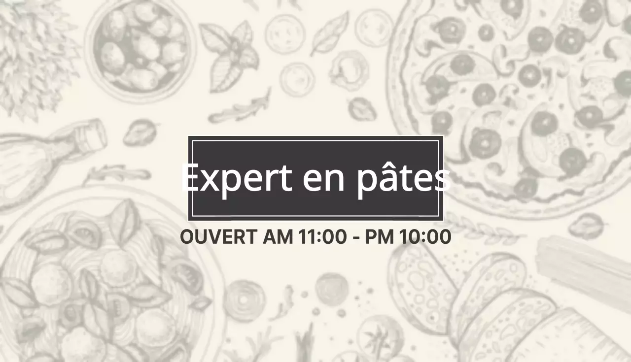 Restaurant de pâtes