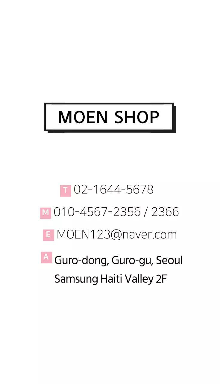 MOEN SHOP